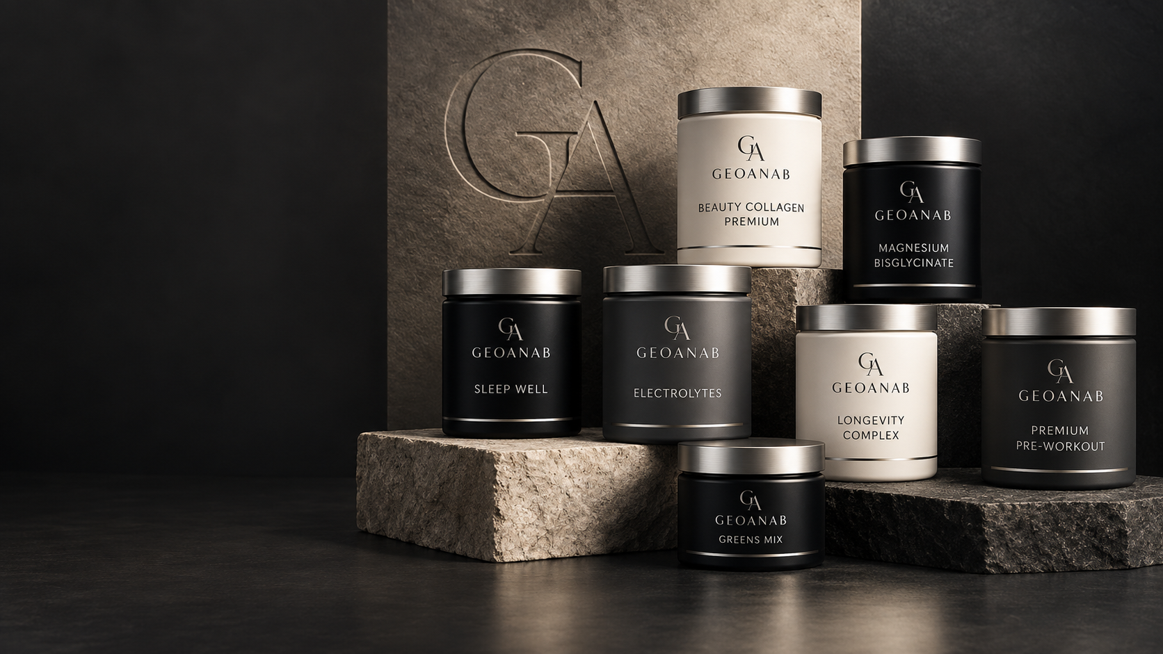 GEOANAB wellness product concept collection
